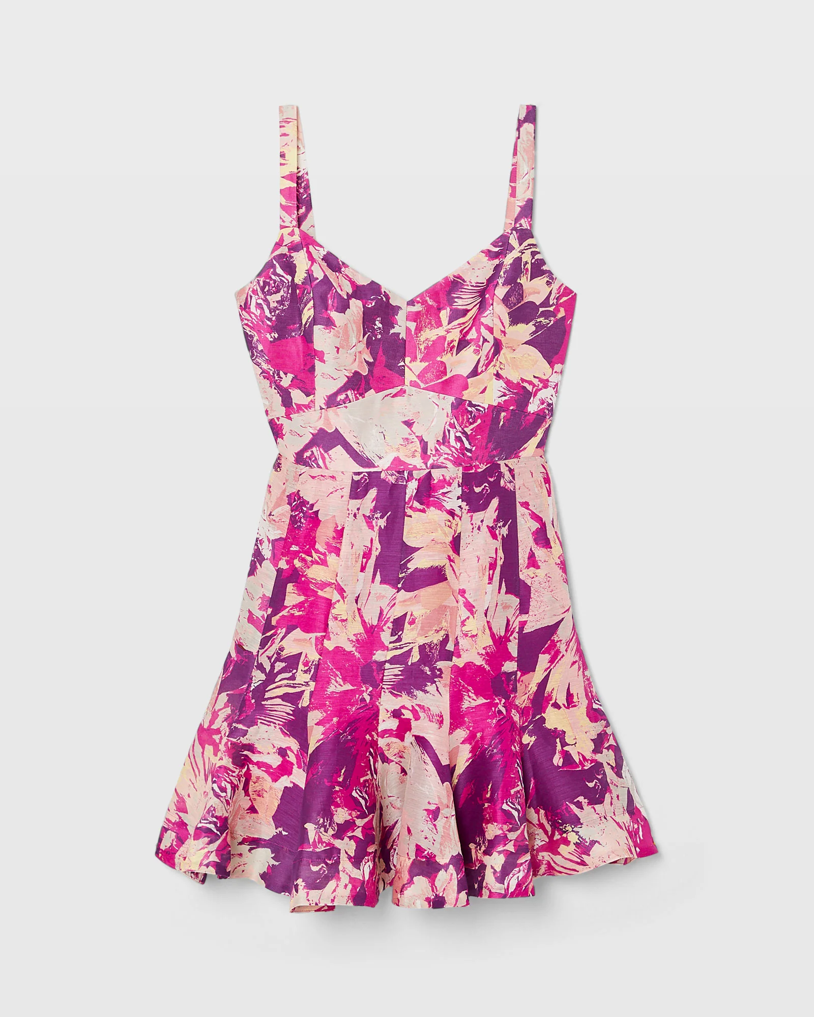 Fluted Hem Mini Dress - Image 5