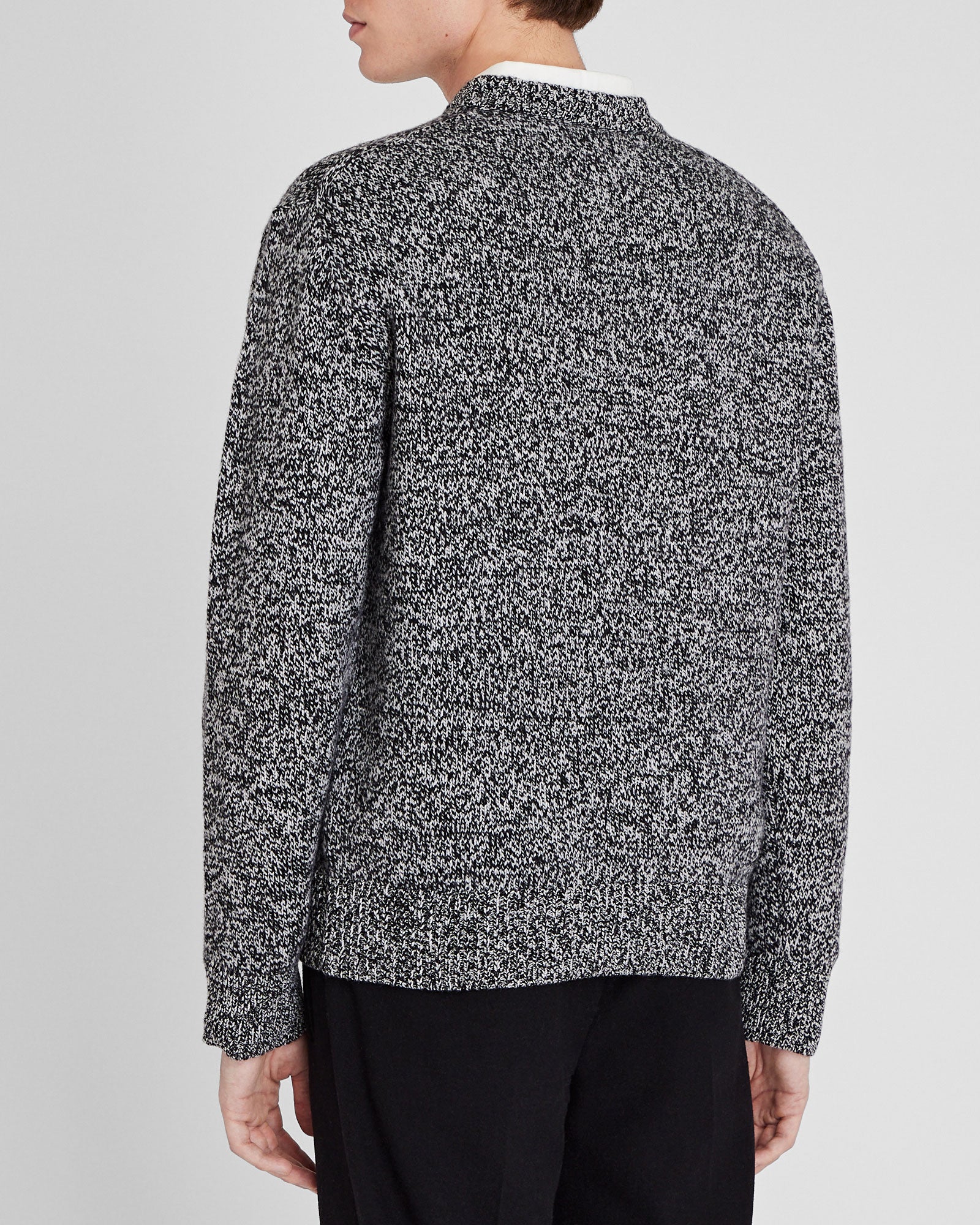 Marl Wool Blend Crewneck - Image 3