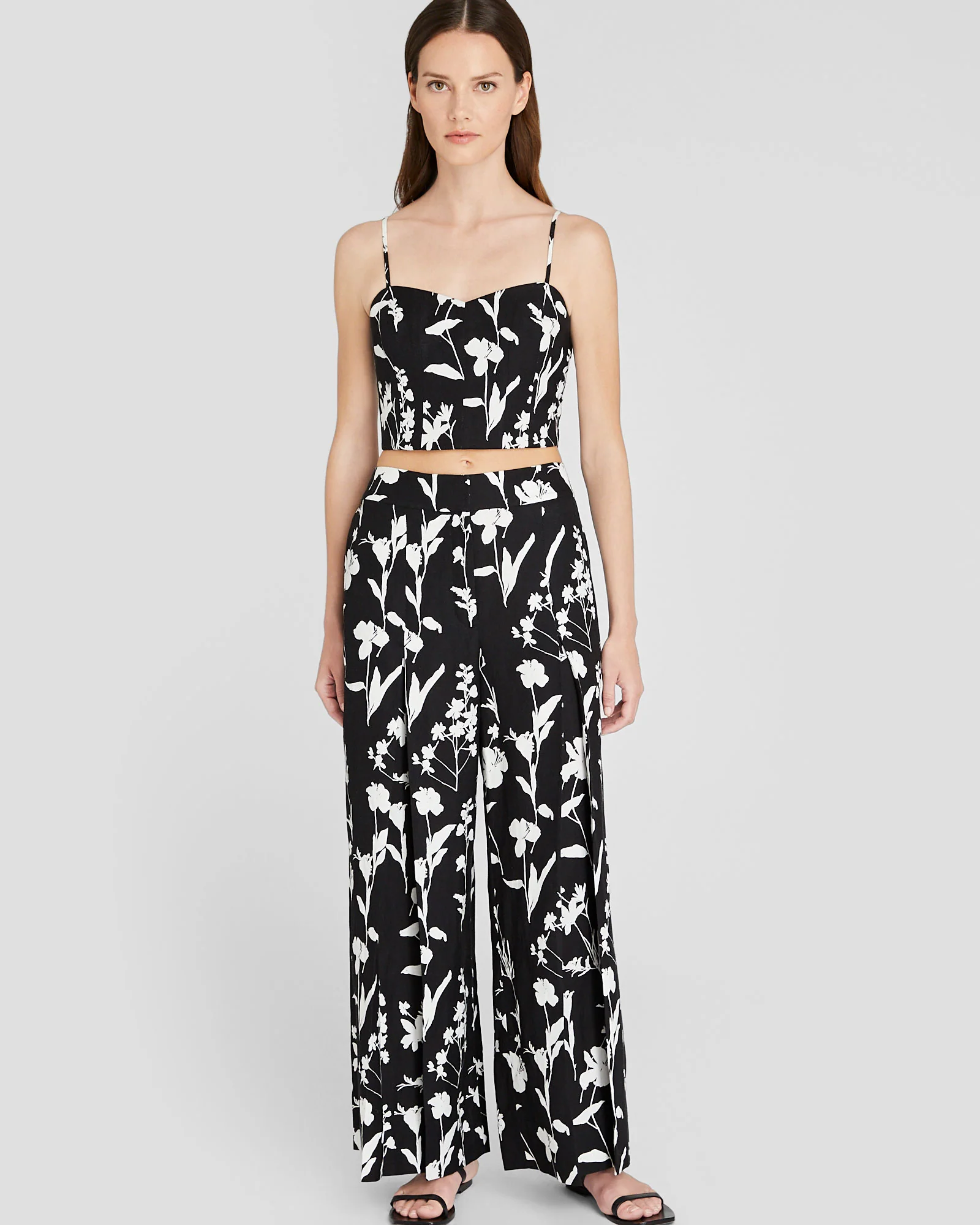 Printed Smocked Bandeau Top - Image 6