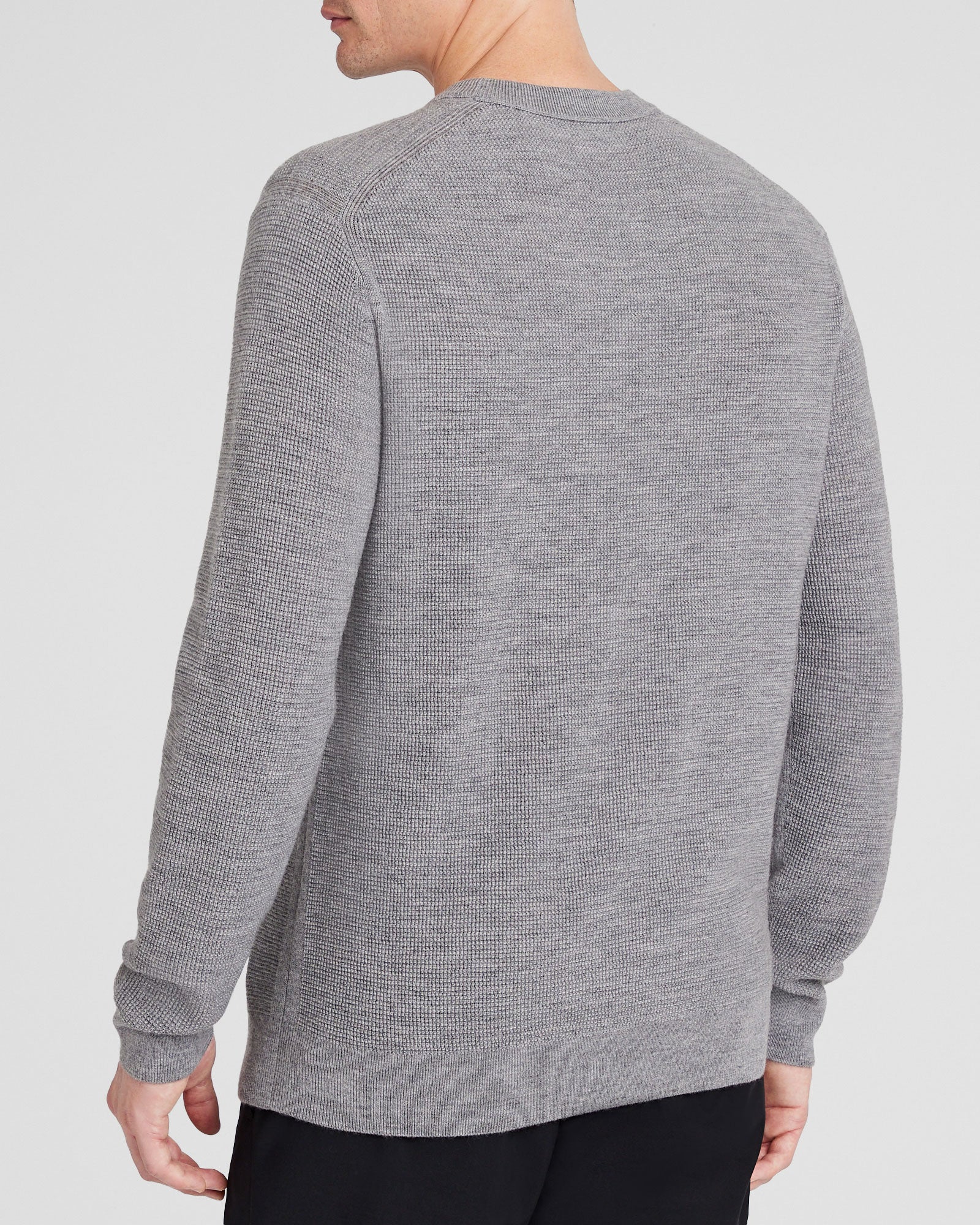 Refined Textured Wool Sweater - Image 3
