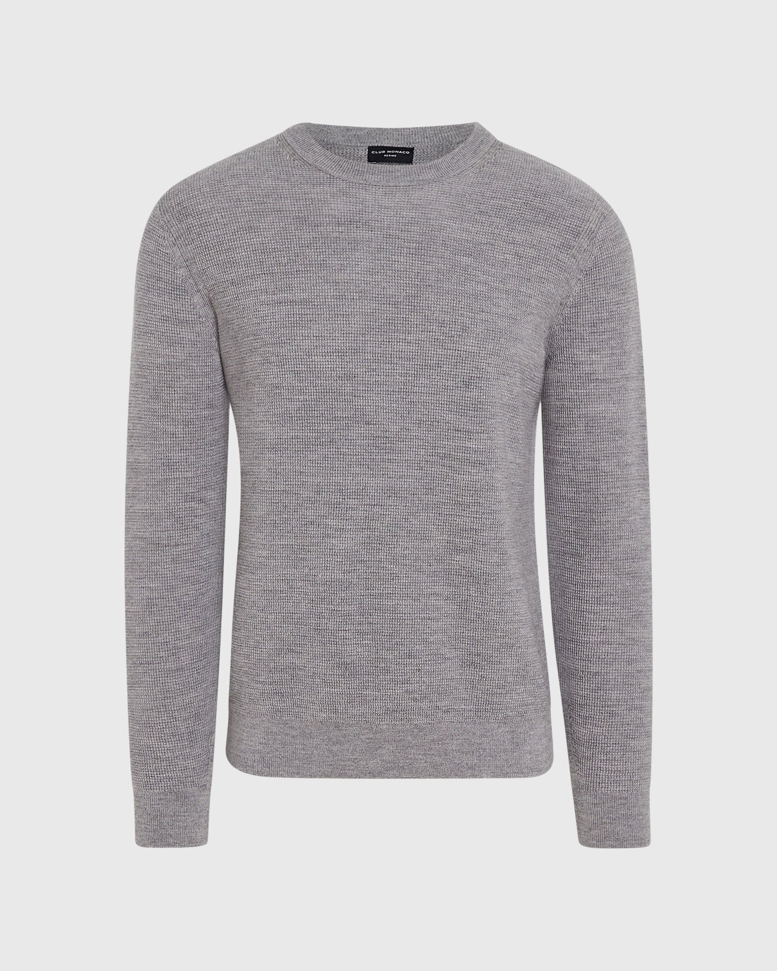 Refined Textured Wool Sweater - Image 5