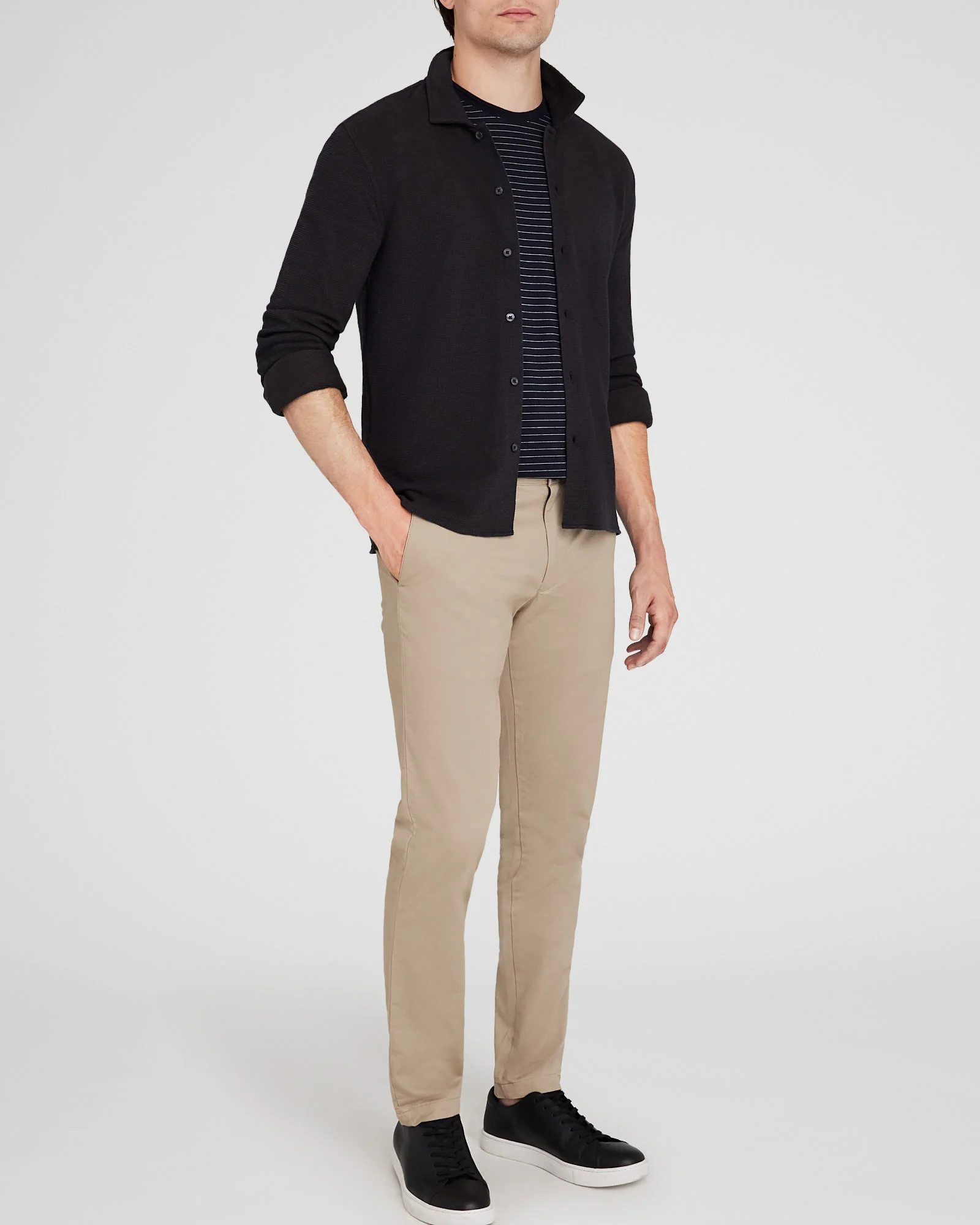 Relaxed Waffle Knit Shirt - Image 4