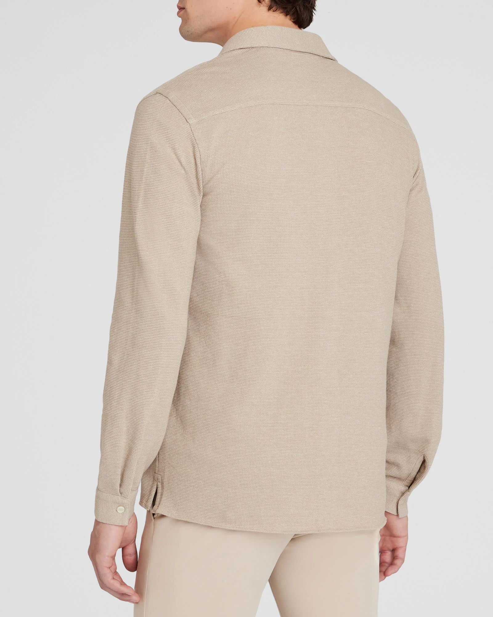Relaxed Waffle Knit Shirt - Image 4
