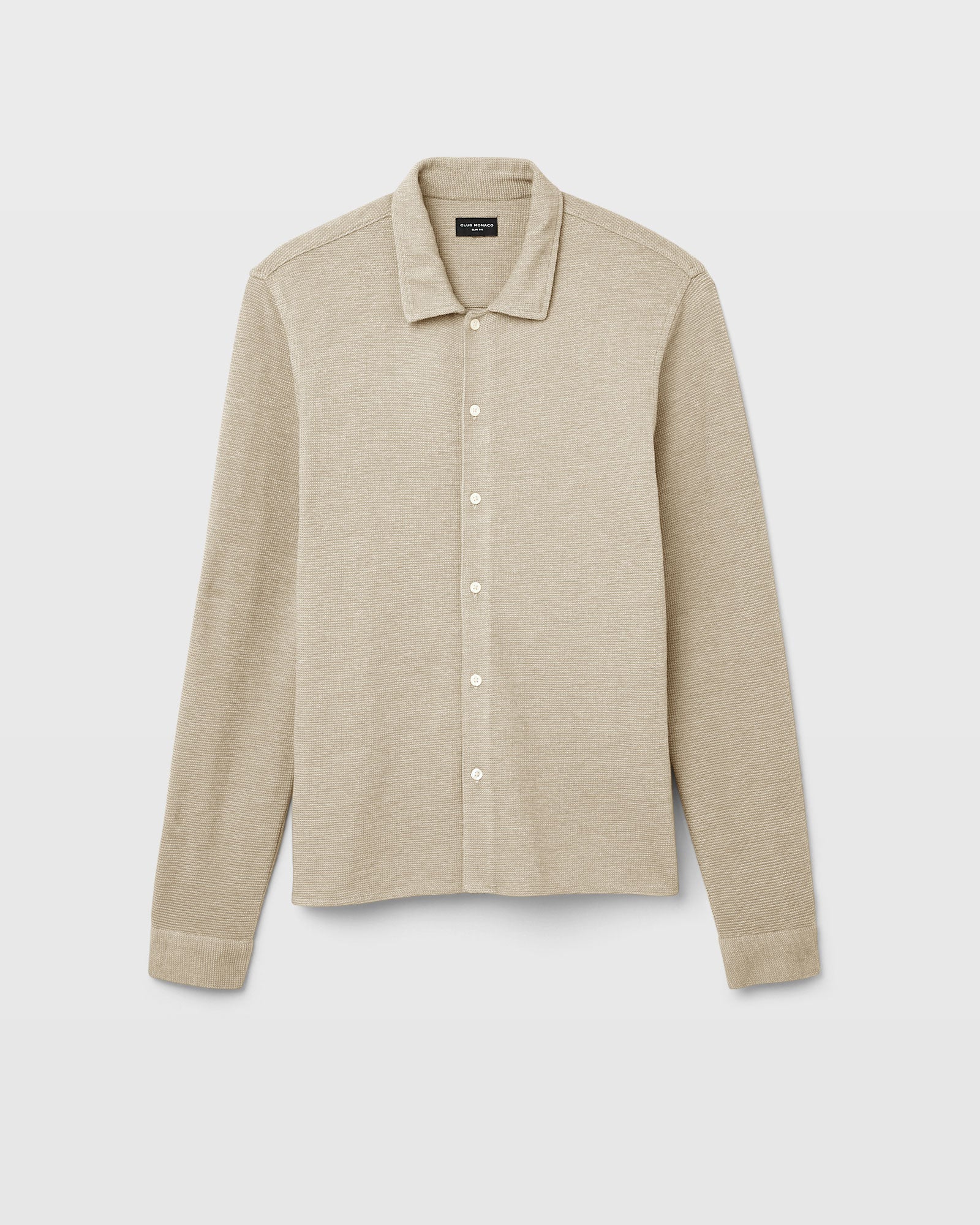 Relaxed Waffle Knit Shirt - Image 6
