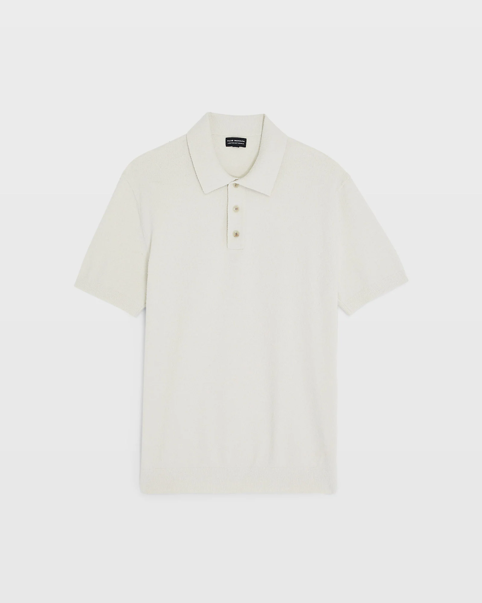 Short Sleeve Bouclé Polo - Image 5