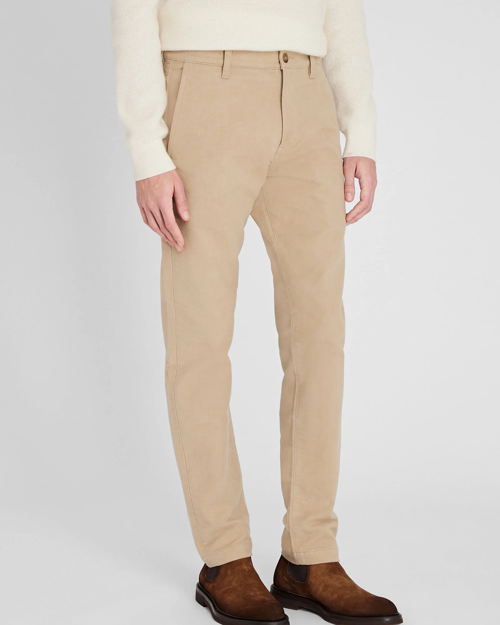 Straight Fit Moleskin Pant - Image 3