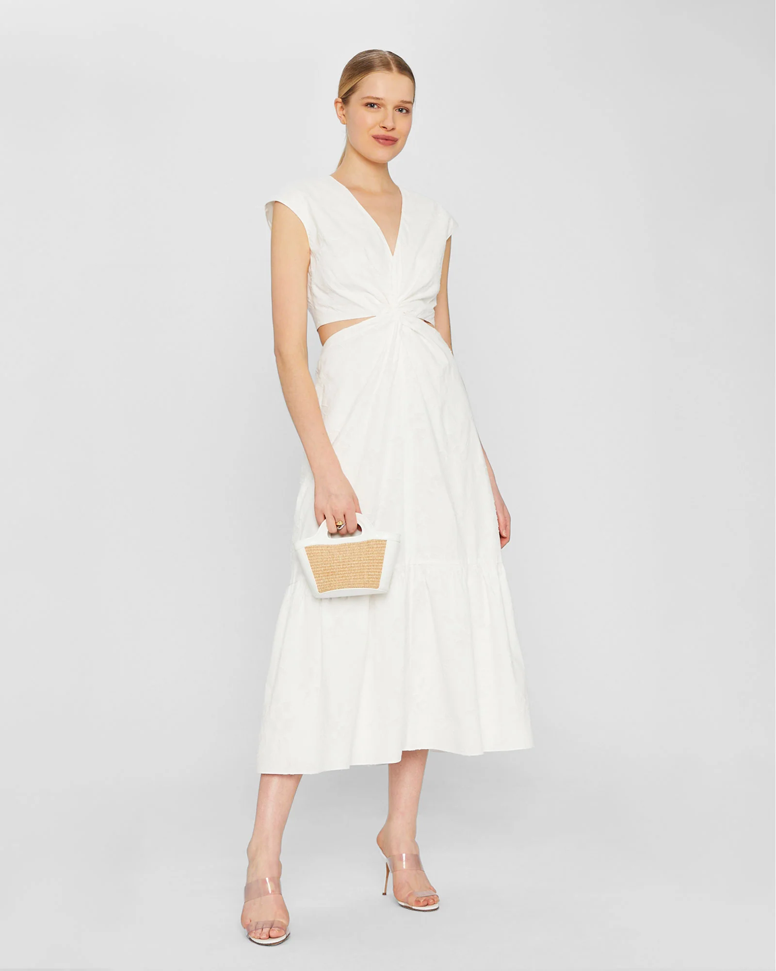 Twist Front Cut Out Maxi Dress - Image 4